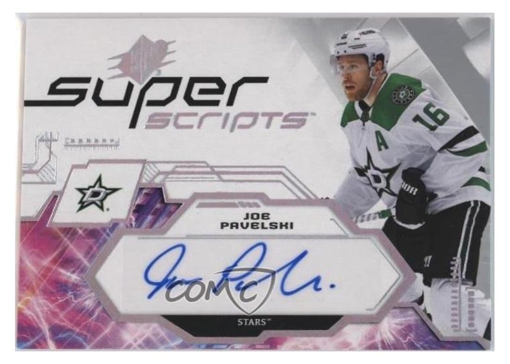 2023-24 SPx Superscripts Joe Pavelski #SS-JP card