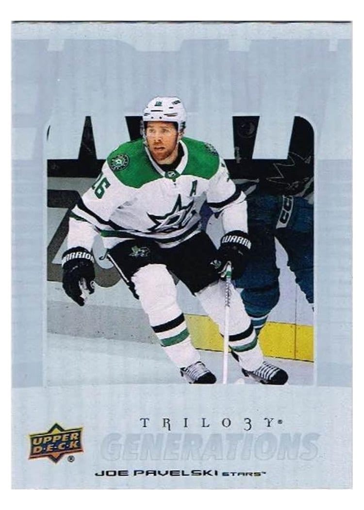 2023-24 Upper Deck Trilogy Generations Joe Pavelski #TG-14B card
