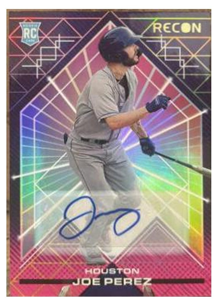 2022 Panini Chronicles Recon Autographs Joe Perez #14 card