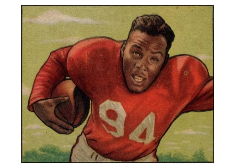 1950 Bowman Joe Perry #35 card
