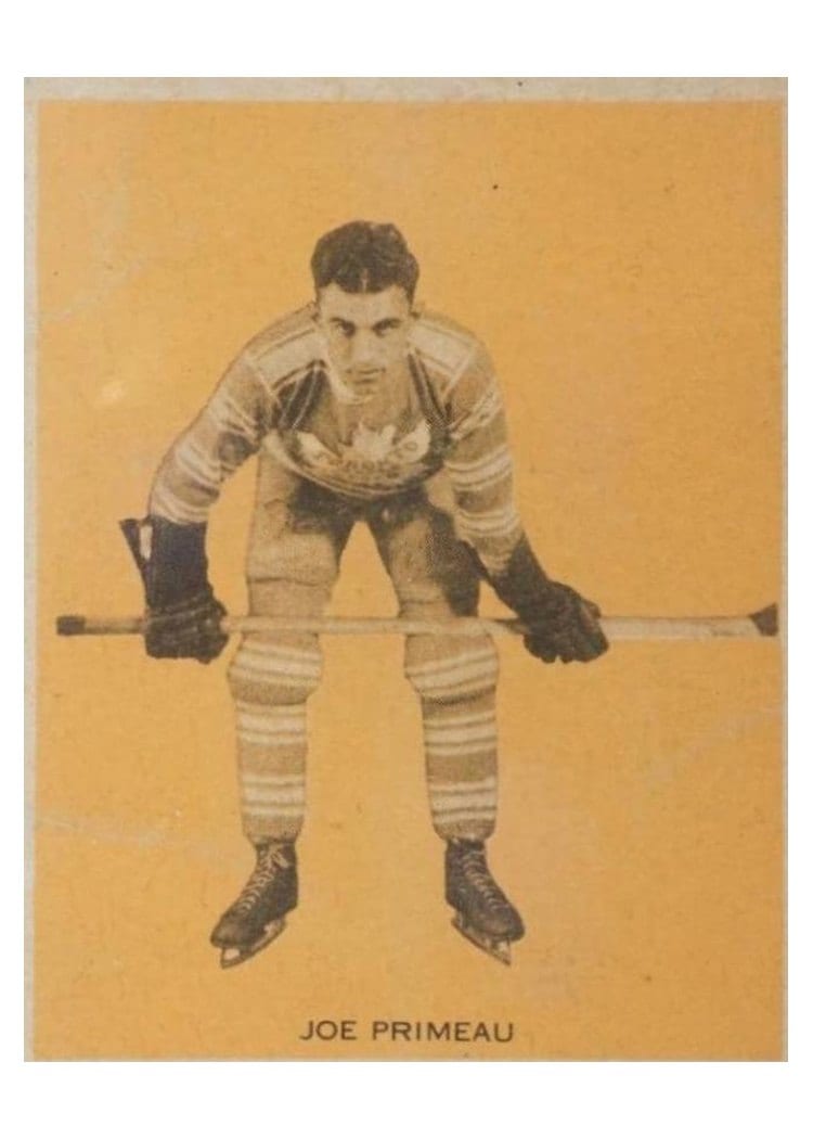 1933 Hamilton Gum Joe Primeau #2 card