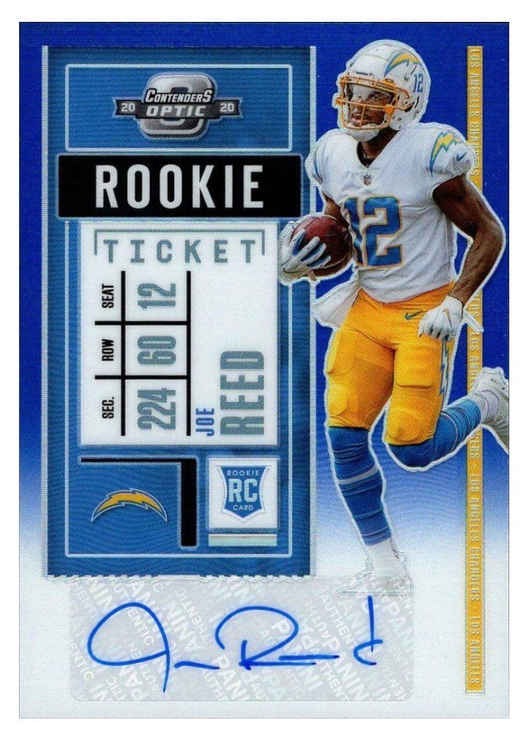 2020 Panini Contenders Optic Base Set Joe Reed #188 card