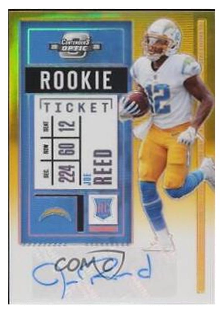 2020 Panini Contenders Optic Base Set Joe Reed #188 card