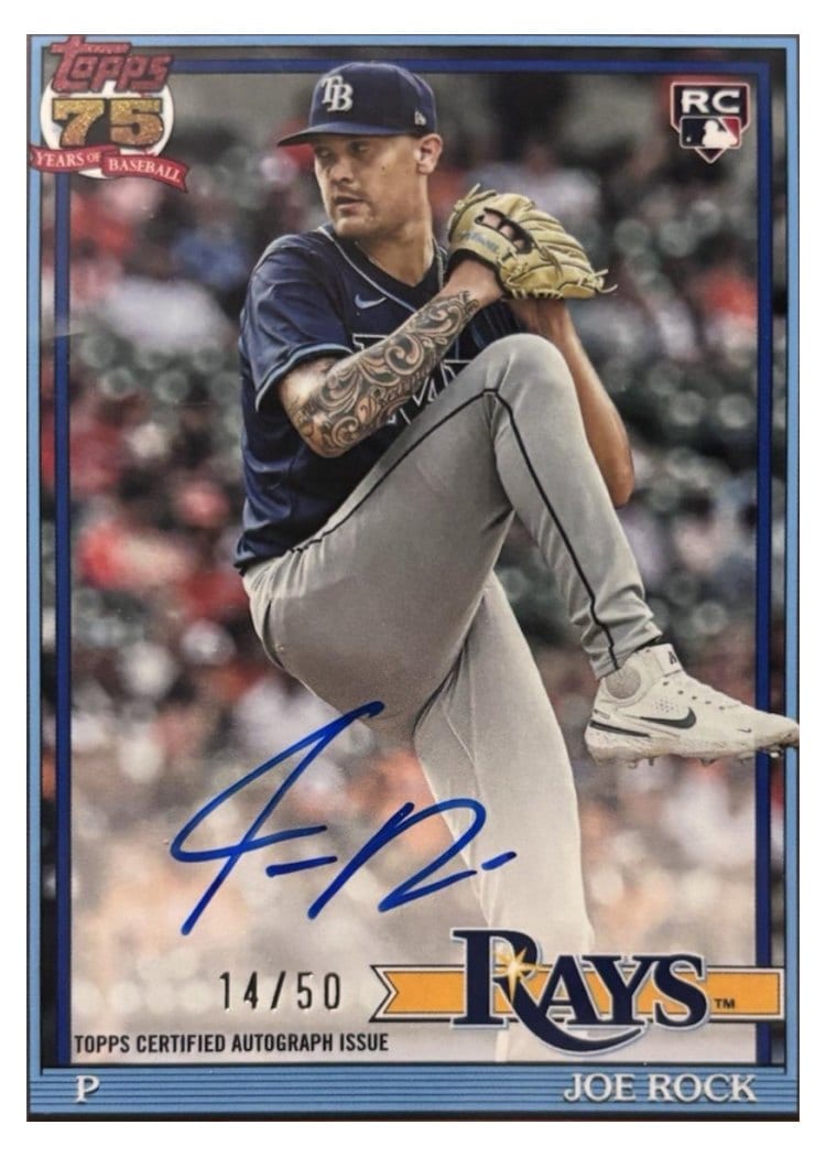 2026 Topps 1991 Topps Autographs Joe Rock #91A-JOE card