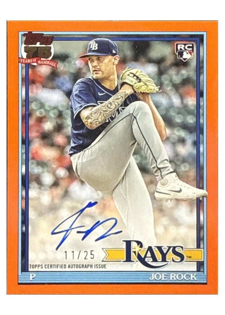 2026 Topps 1991 Topps Autographs Joe Rock #91A-JOE card