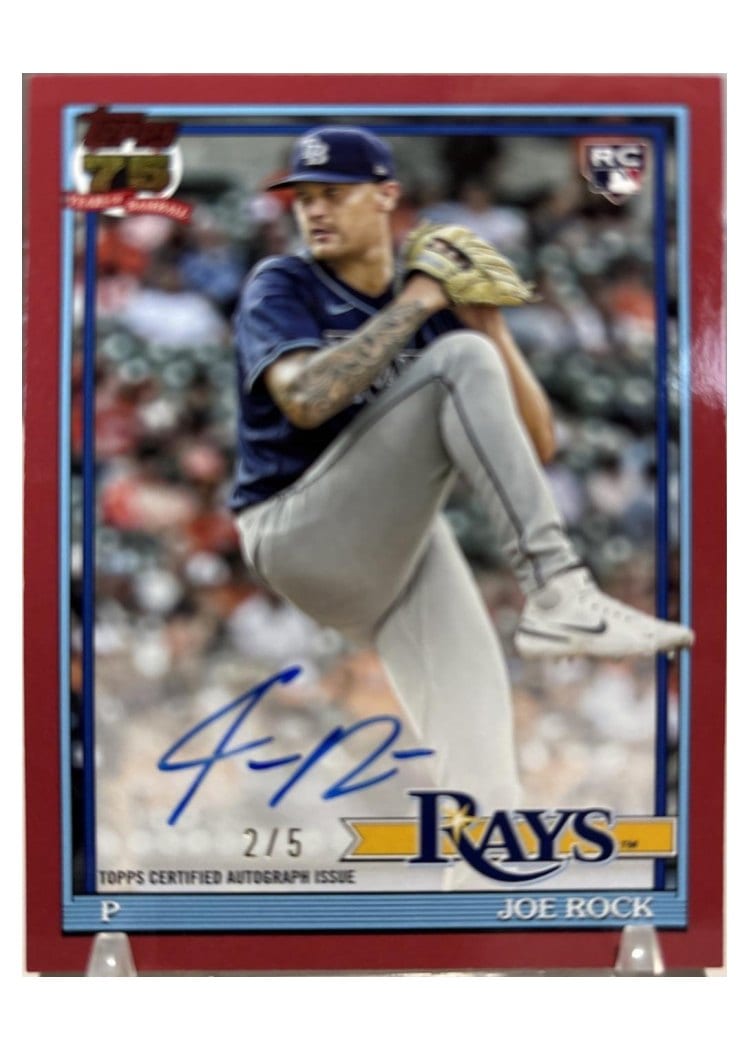 2026 Topps 1991 Topps Autographs Joe Rock #91A-JOE card