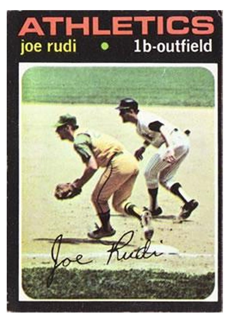 1971 Topps Joe Rudi #407 card