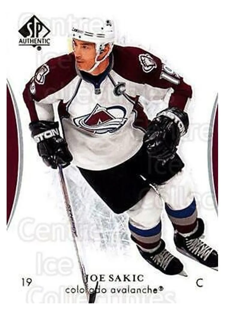 2007 SP Authentic Joe Sakic #69 card