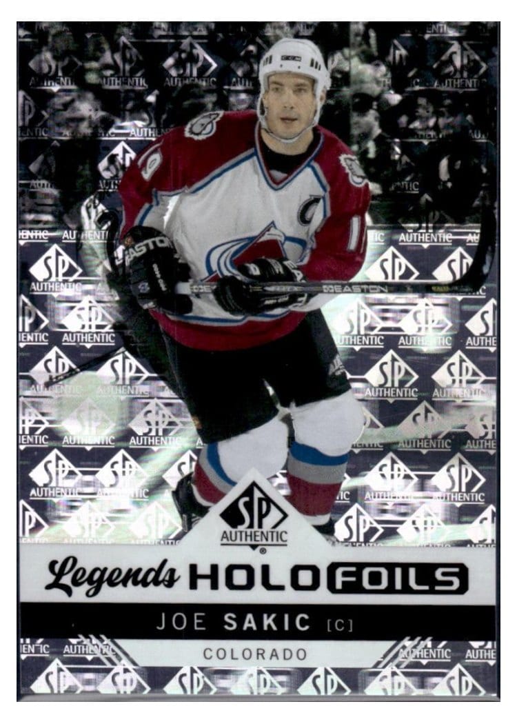 2024-25 SP Authentic Holofoil Legends Joe Sakic #HFL-21 card