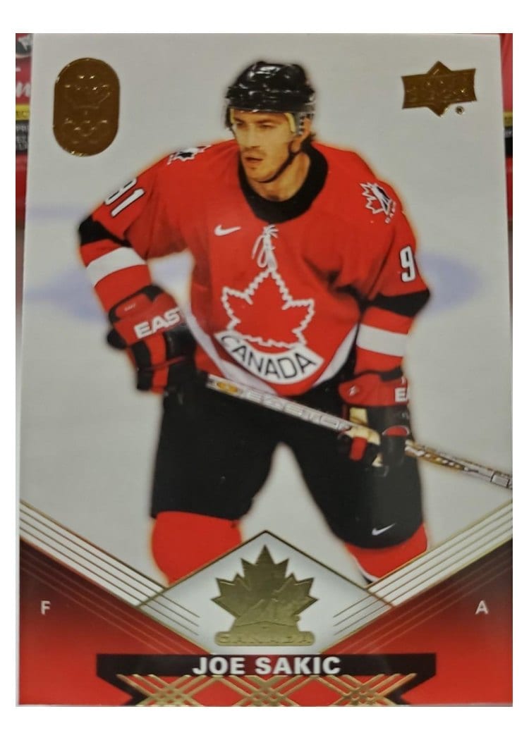 2025-26 Tim Hortons Team Canada Olympic Hockey Base Set Joe Sakic #81 card