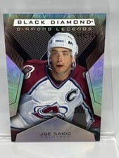 2025-26 Upper Deck Black Diamond Diamond Legends Joe Sakic #BDL-JS card