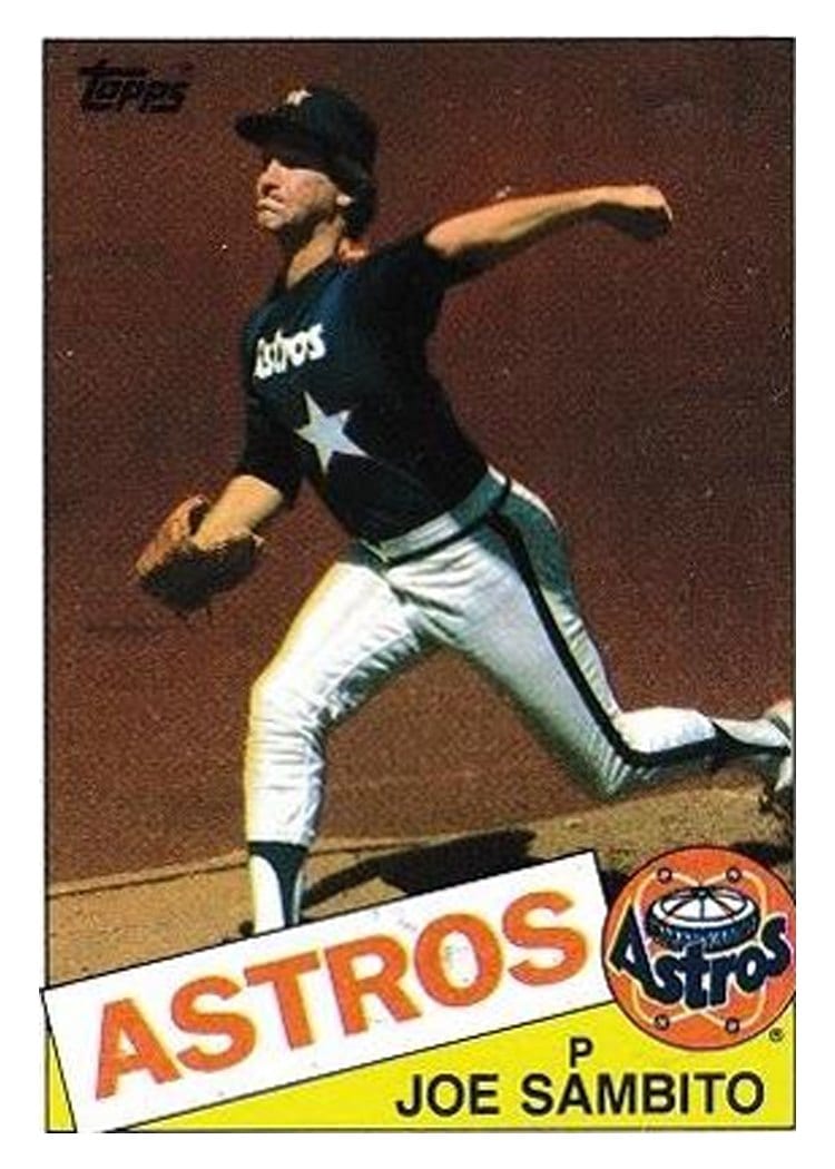 1985 Topps Joe Sambito #264 card