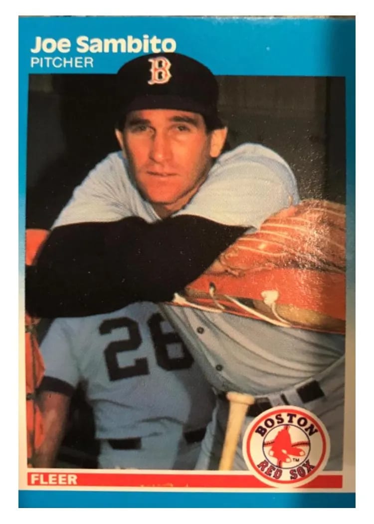 1987 Fleer Joe Sambito #43 card