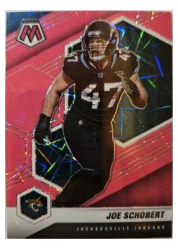 2021 Panini Mosaic Base Set Joe Schobert Pink Fluorescent #103