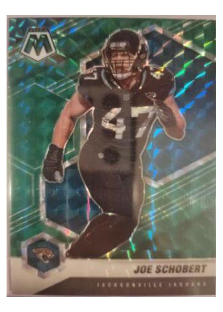 2021 Panini Mosaic Base Set Joe Schobert Green Mosaic #103 card
