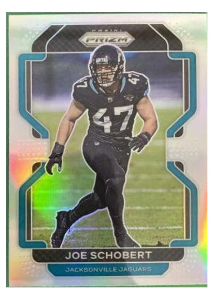 2021 Panini Prizm Base Set Joe Schobert Silver Prizm #17 card
