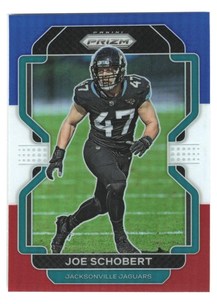 2021 Panini Prizm Base Set Joe Schobert Snakeskin Prizm #17 card