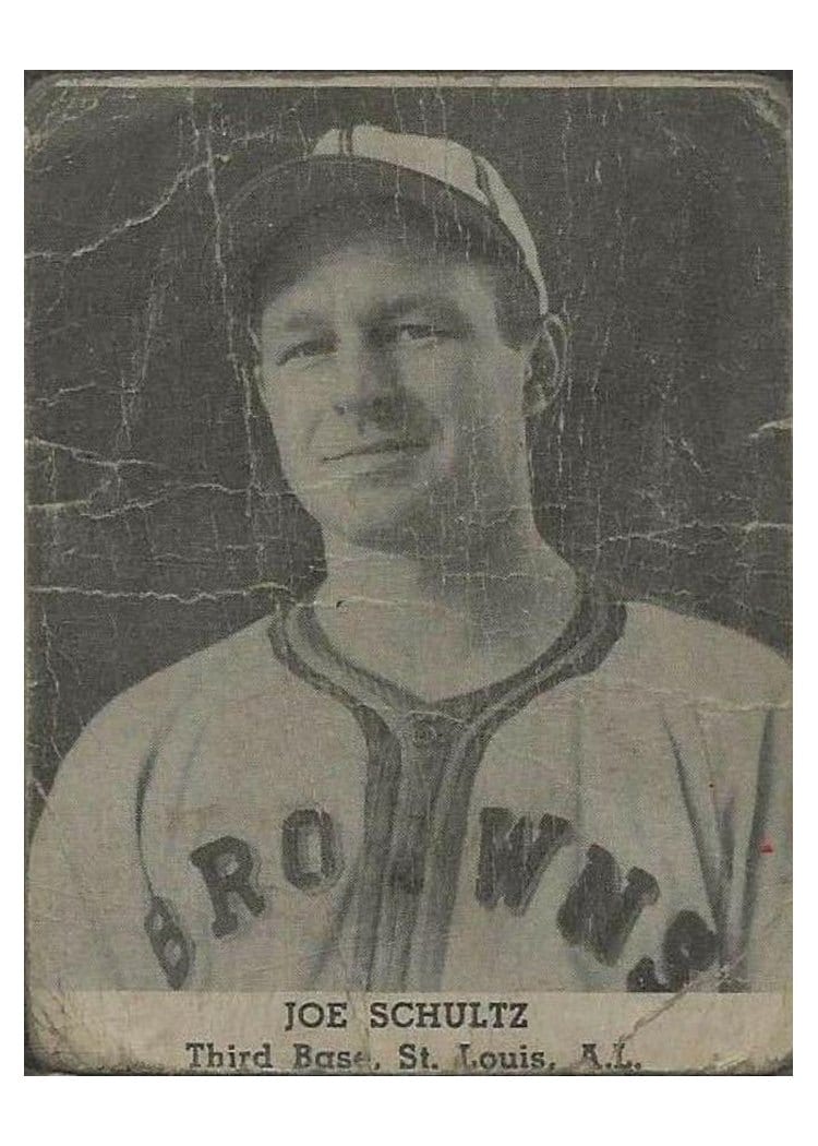 1947 Tip Top Bread Joe Schultz card
