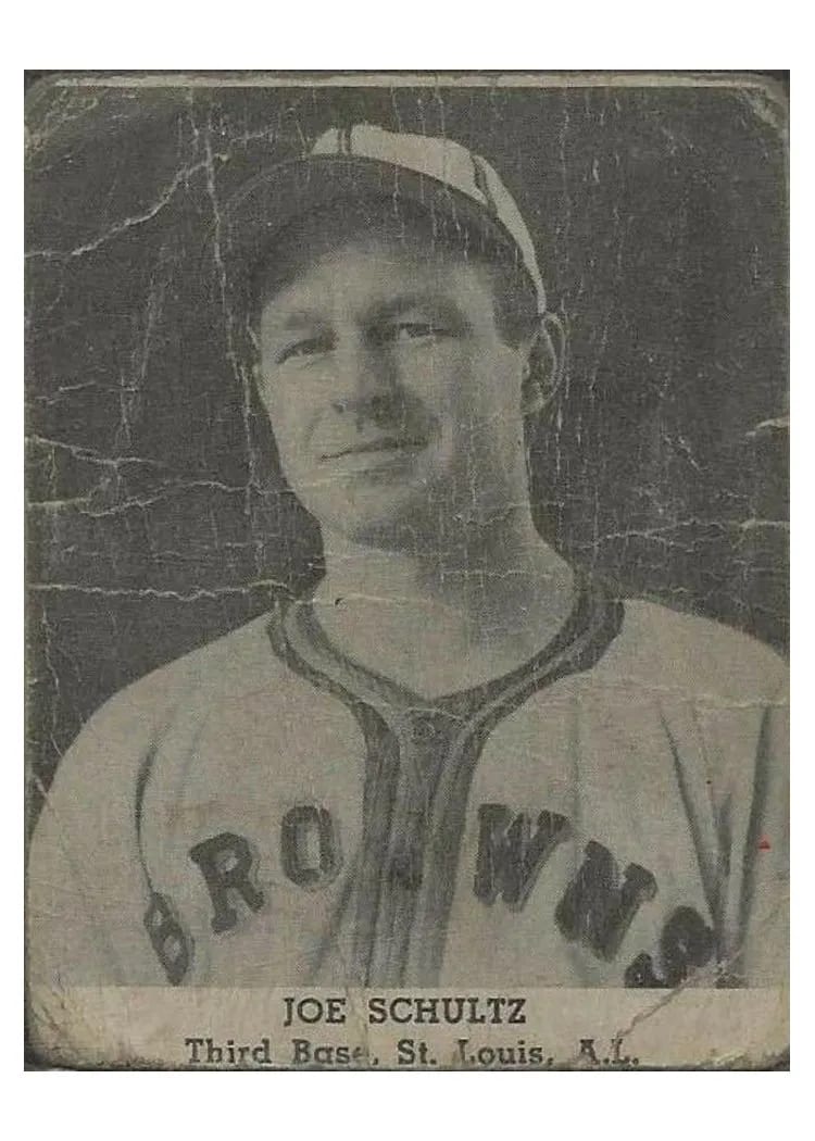 1947 Tip Top Bread Joe Schultz card