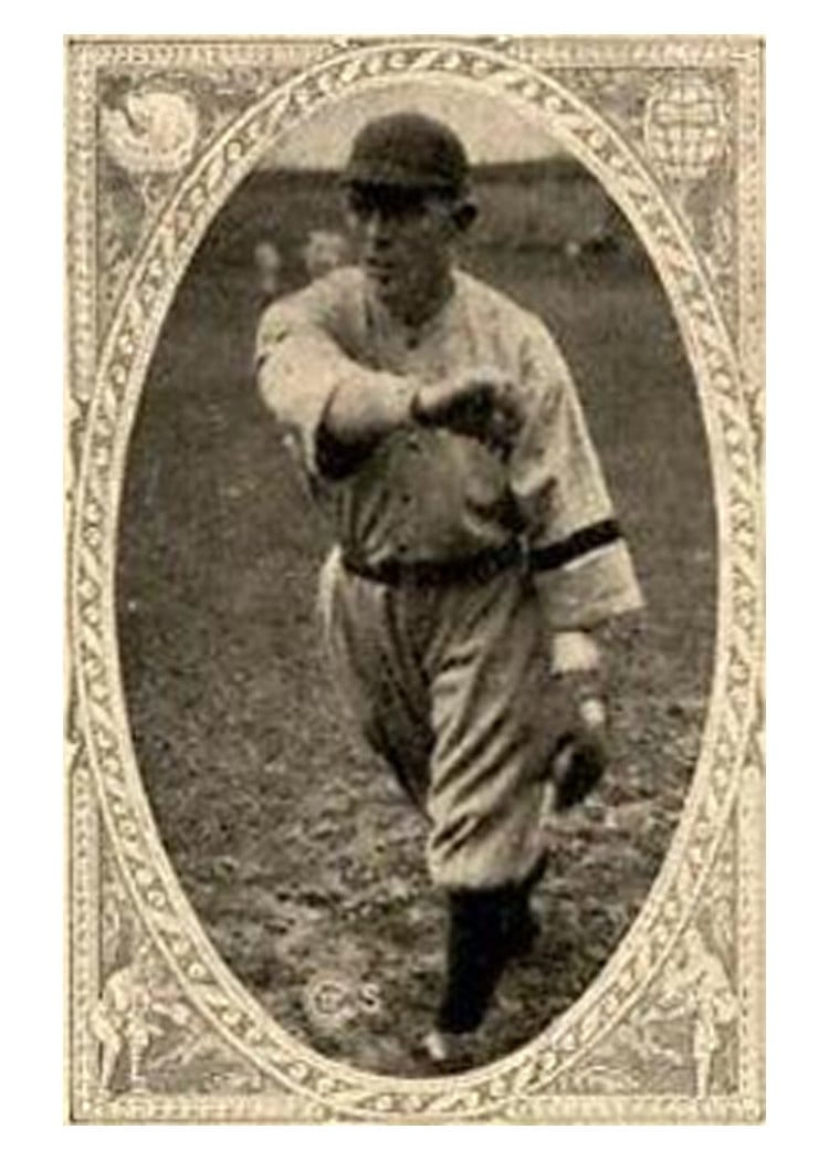 1922 Neilson's Chocolate Type I Joe Sewell #12 card