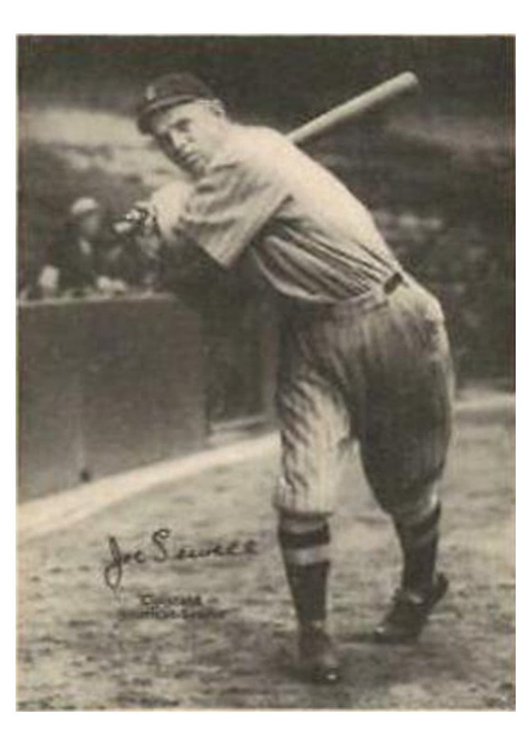 1929 R316 Kashin Publications Joe Sewell card