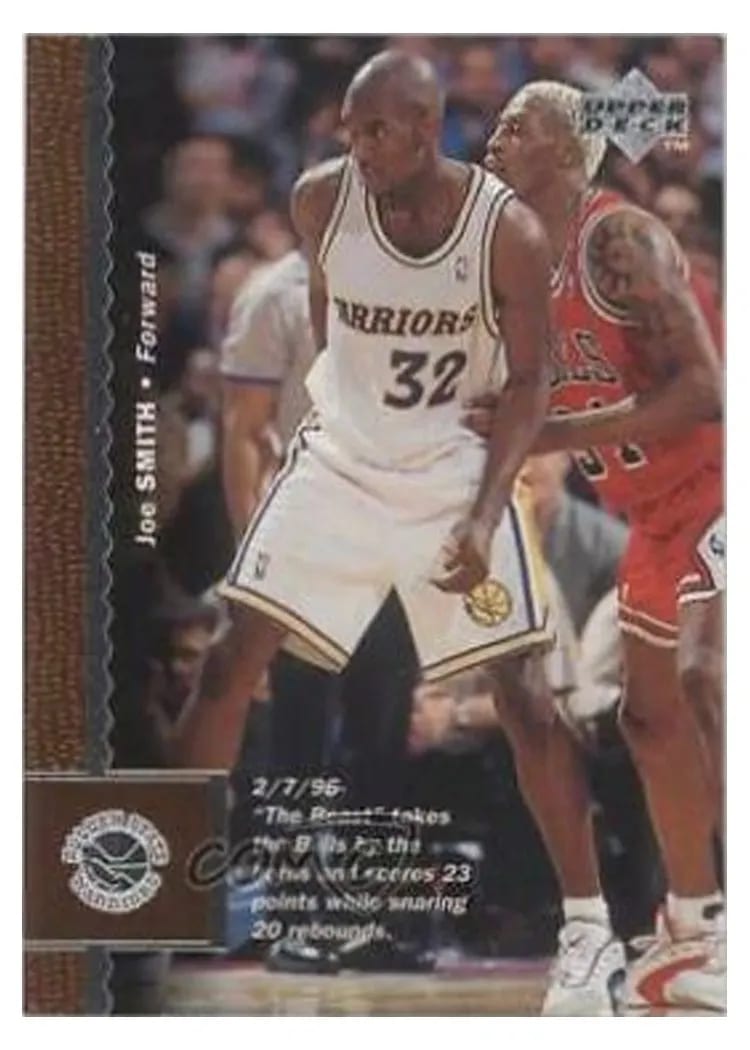 1996 Upper Deck Joe Smith #42 card