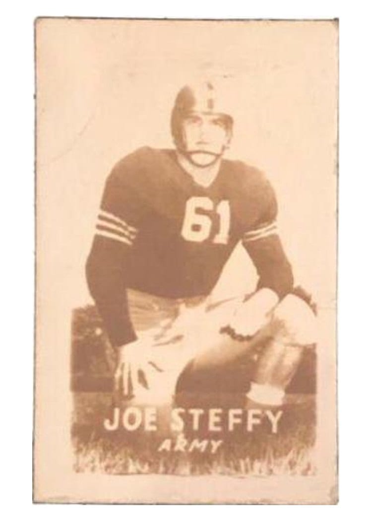 1948 Topps Magic Photo All American Football Joe Steffy #8C card
