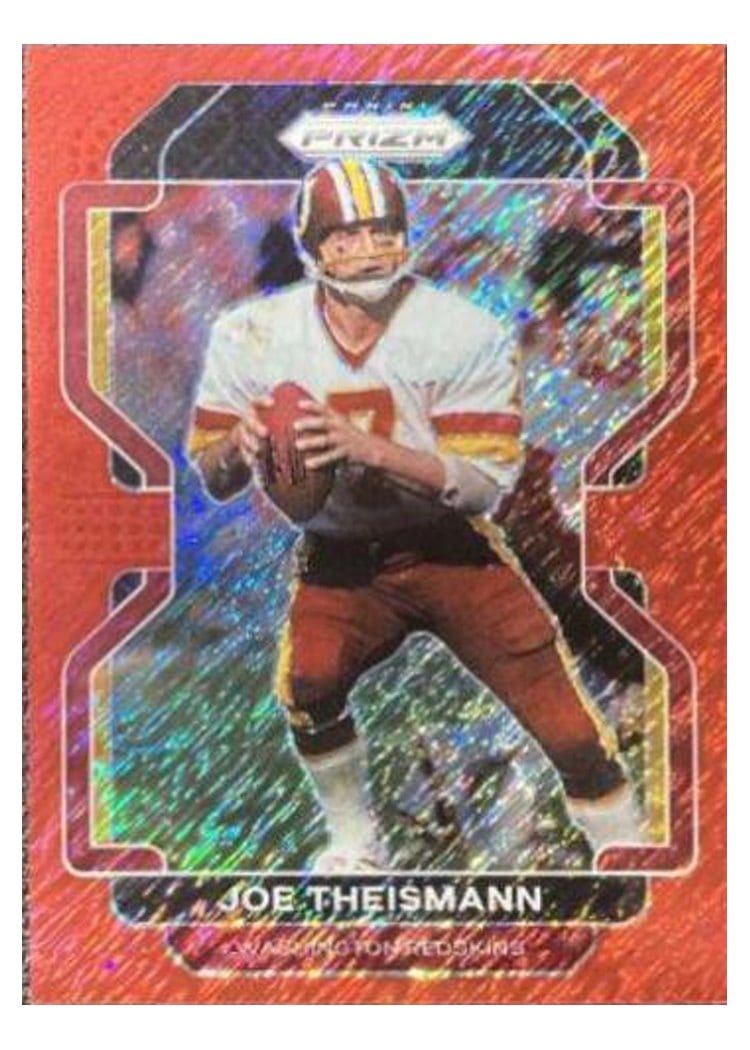 2021 Panini Prizm Base Set Joe Theismann Red Prizm #217 card