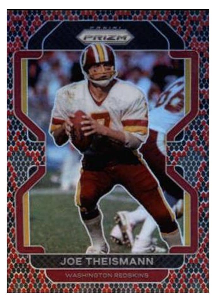 2021 Panini Prizm Base Set Joe Theismann #217 card