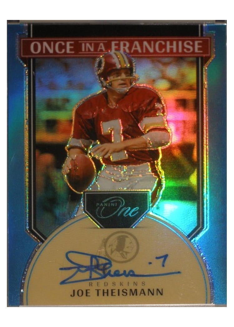 2024 Panini One Once in a Franchise Autographs Joe Theismann #353 card