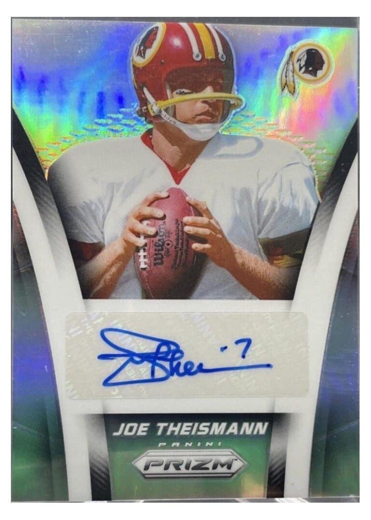 2024 Panini Prizm Flashback Autographs Joe Theismann #FBA-JTN card
