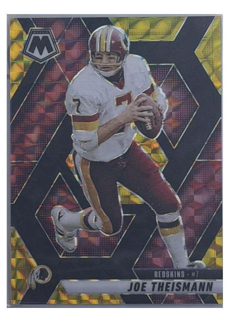2025 Panini Mosaic Base Set Joe Theismann Choice Black Gold #105 card