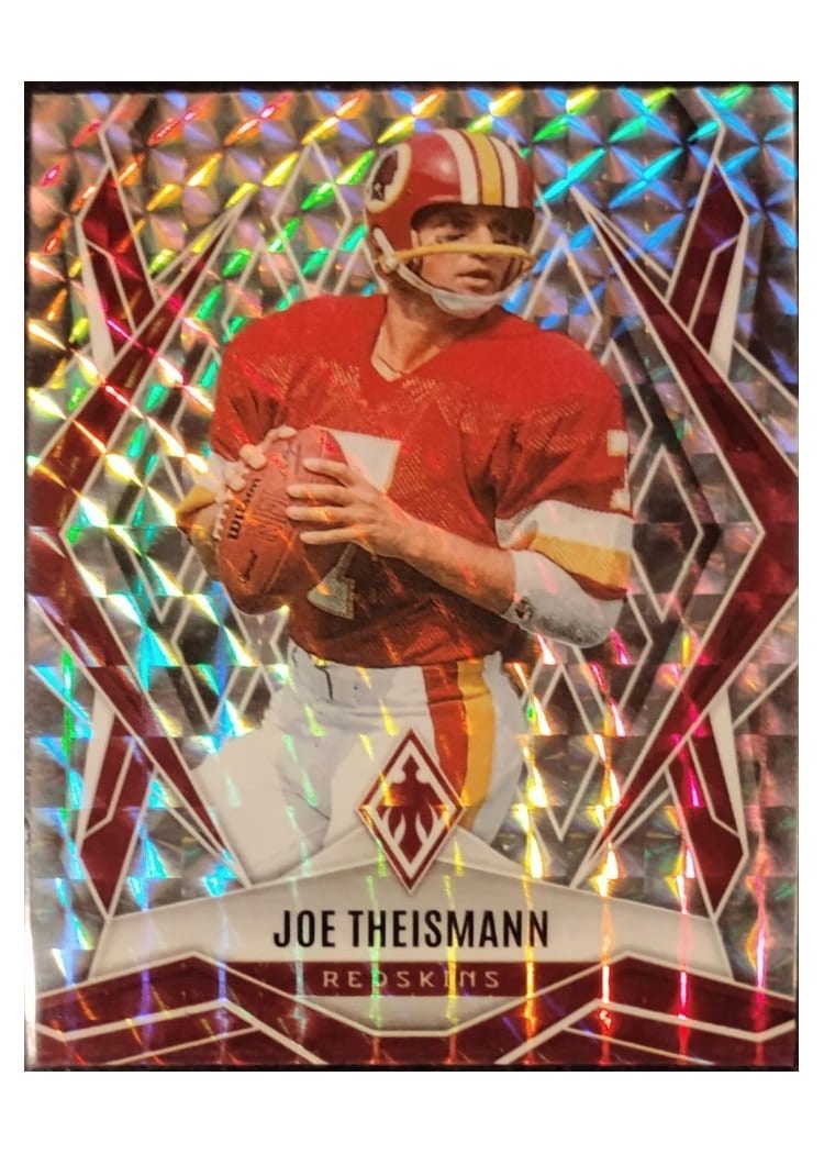 2025 Panini Phoenix Base Set Joe Theismann Silver Hyper #71 card