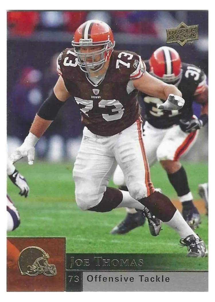 2009 Upper Deck Joe Thomas #51 card