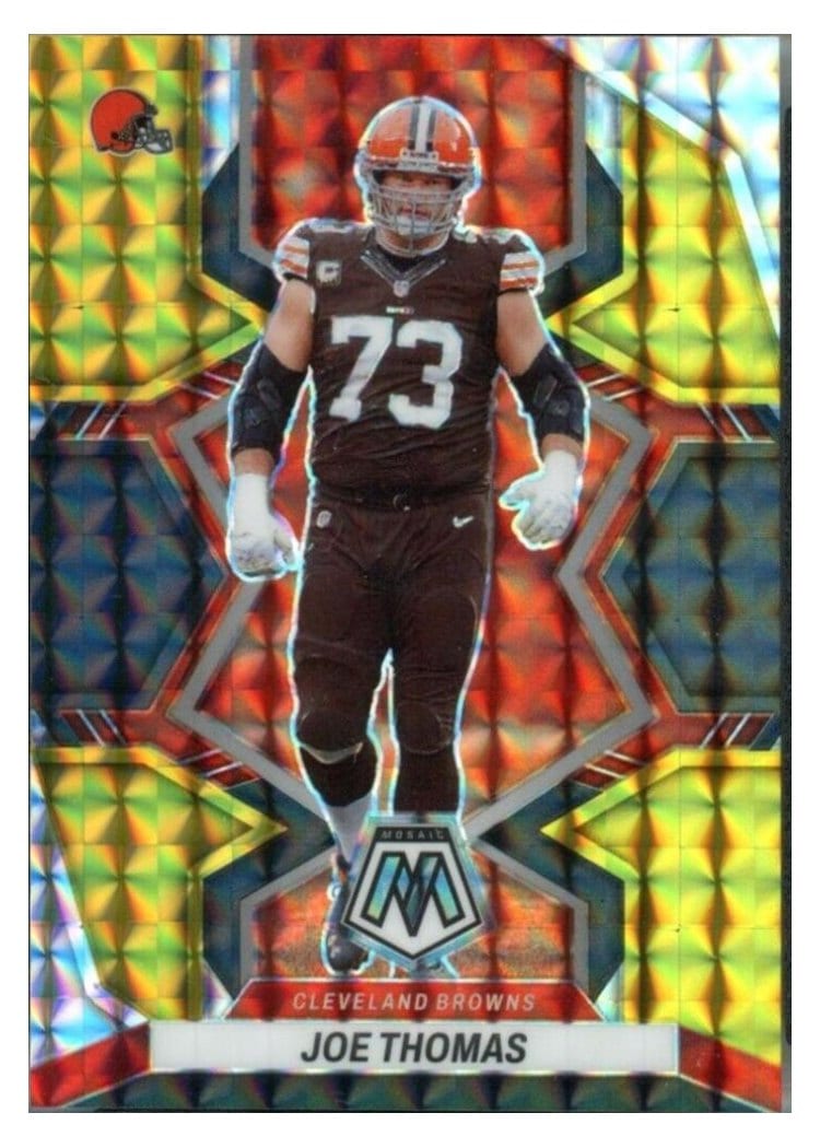 2022 Panini Mosaic Base Set Joe Thomas #51 card