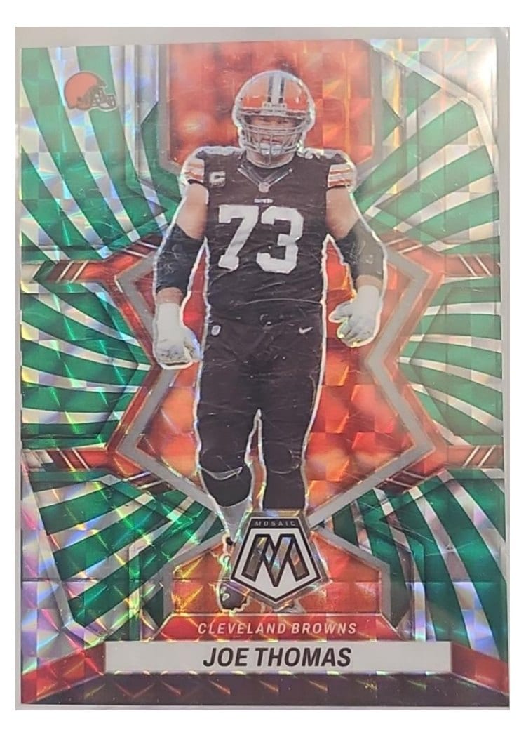 2022 Panini Mosaic Base Set Joe Thomas #51 card