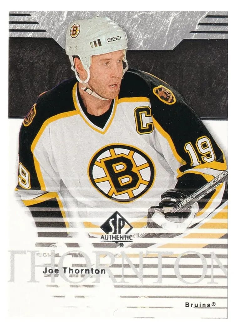 2003 SP Authentic Joe Thornton #7 card