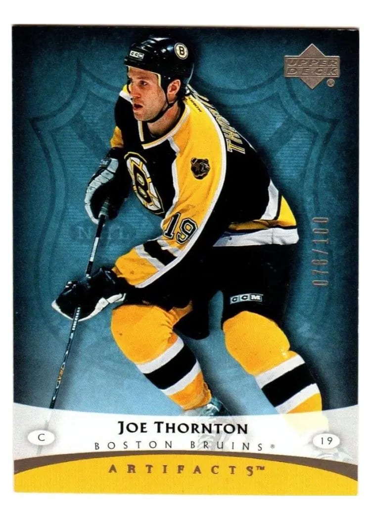 2005 Upper Deck Artifacts Joe Thornton #8 card