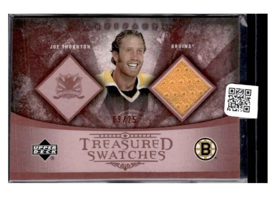 2005 Upper Deck Artifacts Joe Thornton #8 card