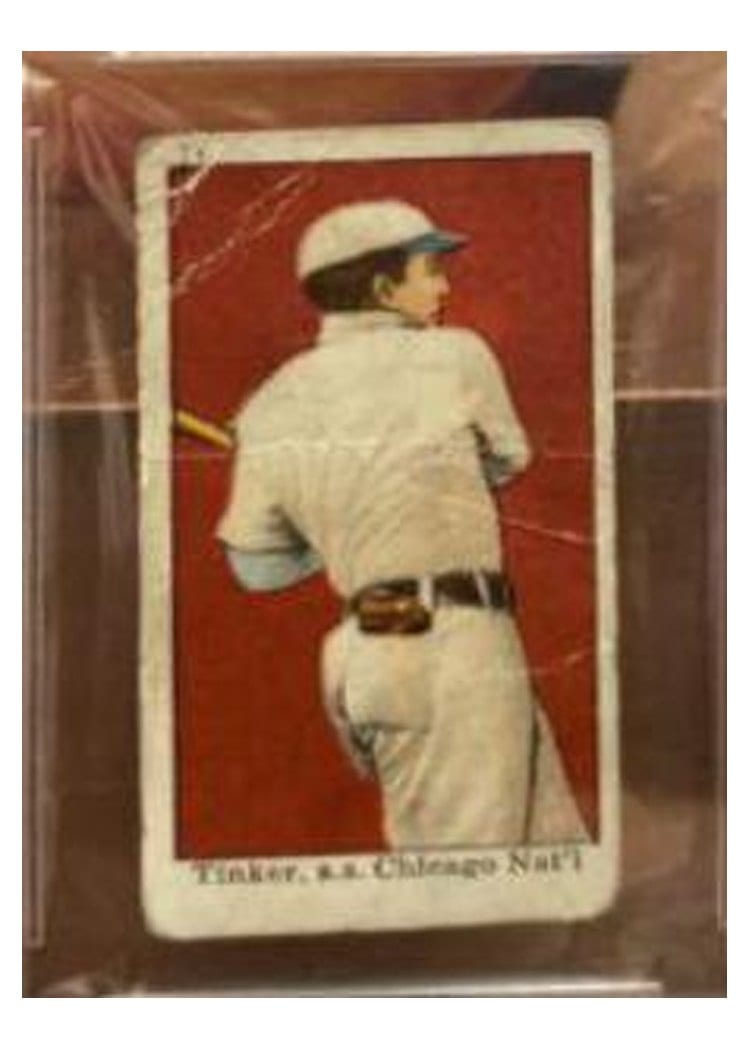 1909 E92 Dockman & Sons Joe Tinker card