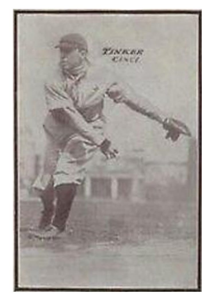 1913 National Game Joe Tinker card