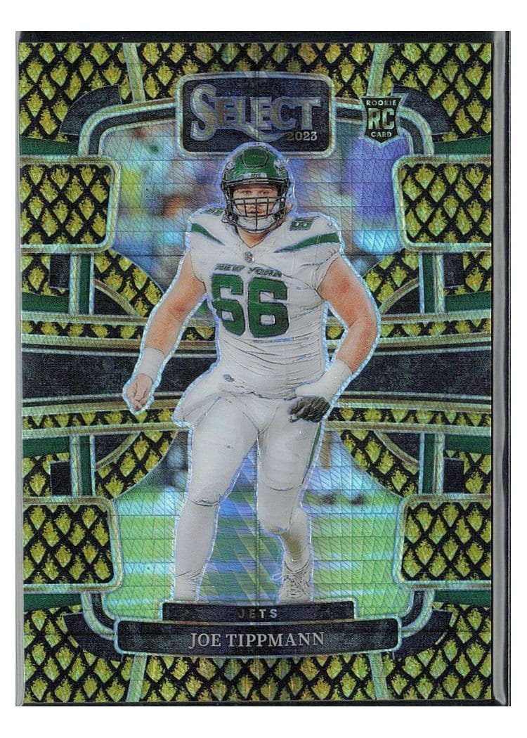 2023 Panini Select Base Set Joe Tippmann Dragon Scale Gold Prizm #78 card