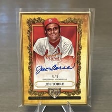 2025 Topps Gilded Collection Topps Gallery of Gold Autographs Joe Torre #GOG-JT