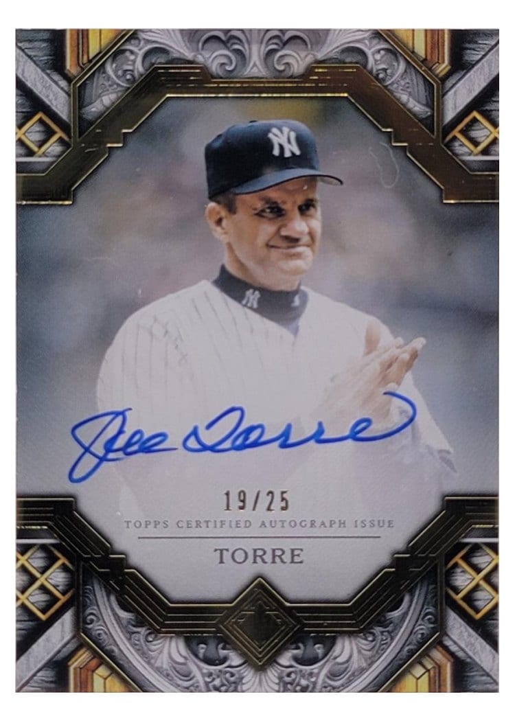 2025 Topps Transcendent Collection Transcendent Collection Autographs Joe Torre #TAC-JT card