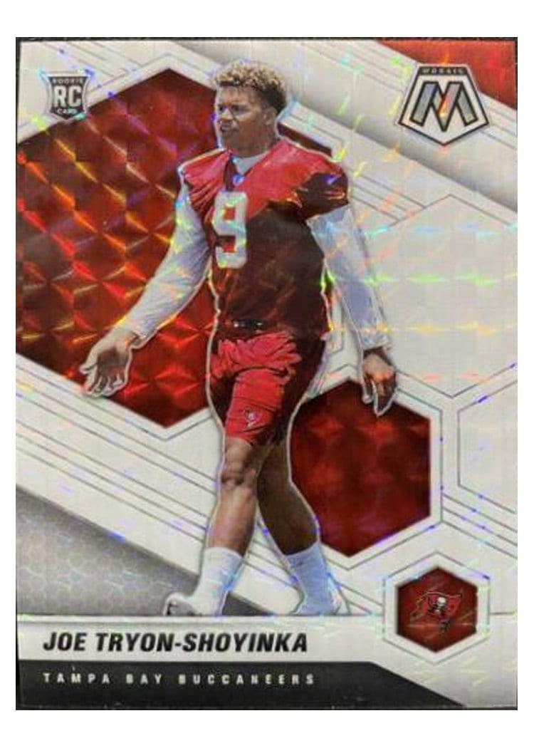2021 Panini Mosaic Base Set Joe Tryon-Shoyinka White Mosaic #355 card