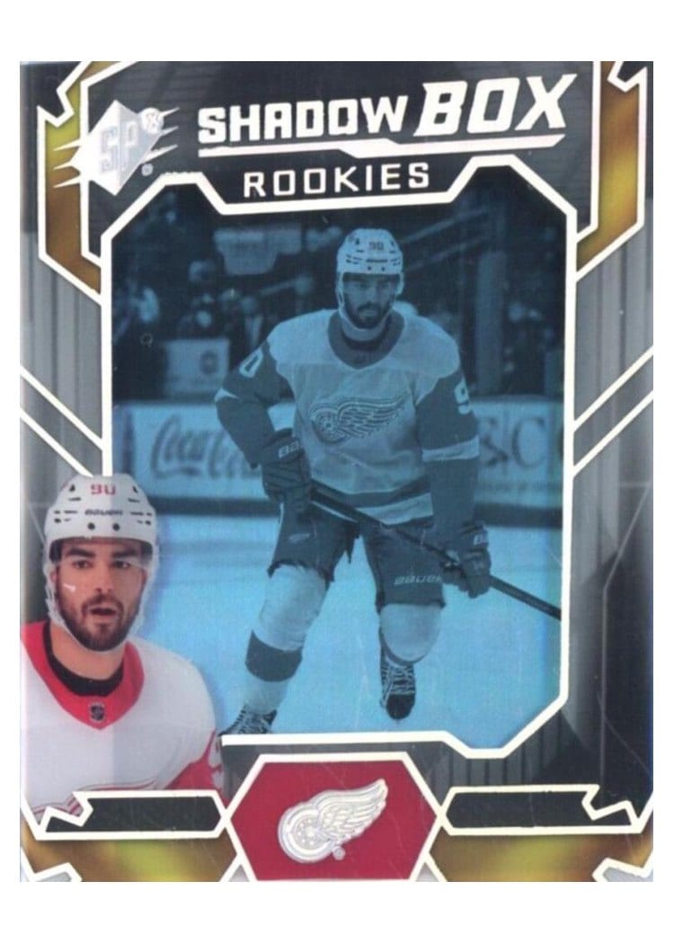 2021-22 Upper Deck The Cup Rookie Masterpiece Printing Plates - SPx Shadow Box Rookies Joe Veleno #SB-11 card