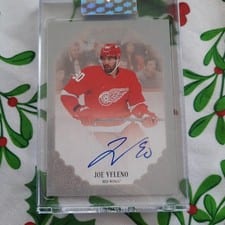 2023-24 Upper Deck Clear Cut Champs Autos Joe Veleno #C-JV card