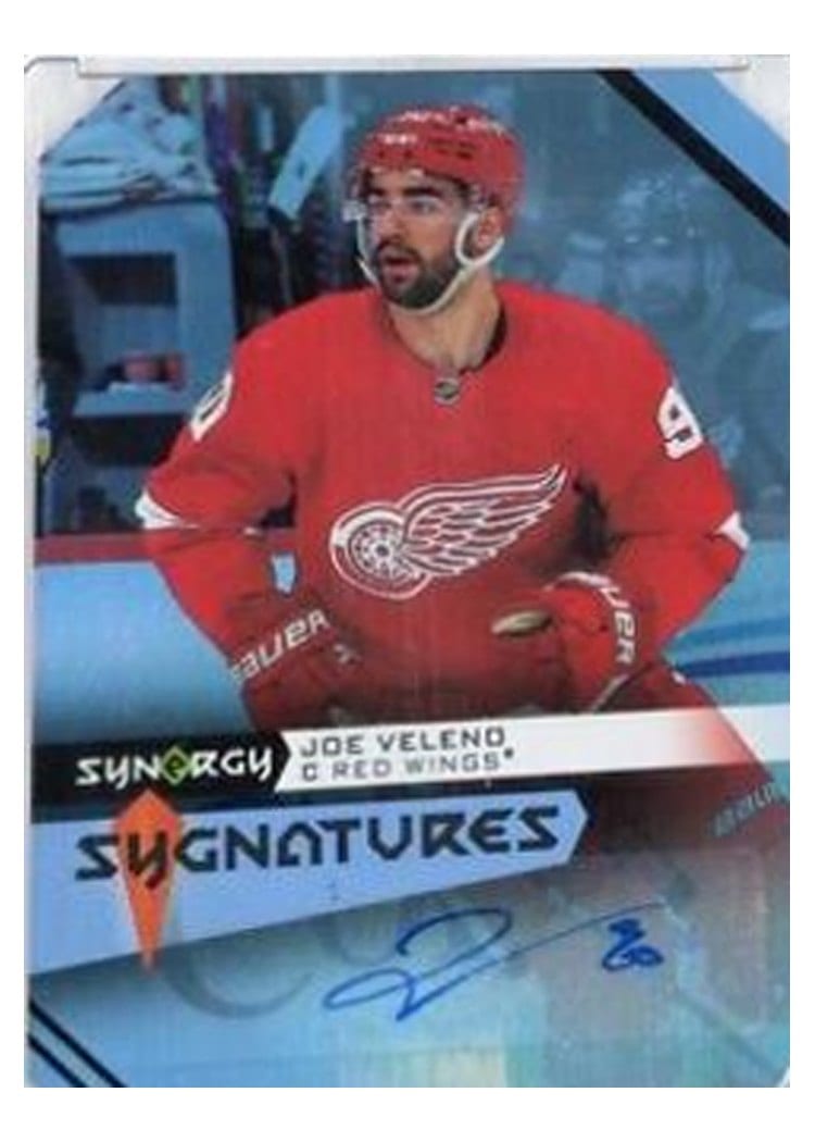 2023-24 Upper Deck Synergy Sygnatures Joe Veleno #S-JV card