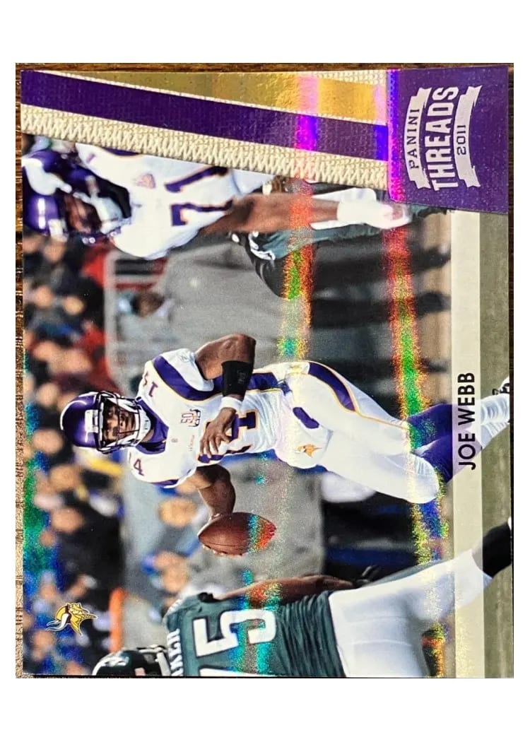 2011 Panini Threads Joe Webb #85 card