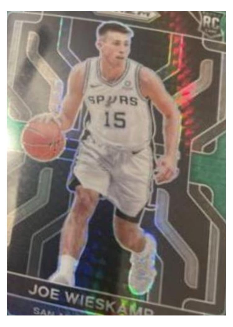 2021-22 Panini Prizm Base Set Joe Wieskamp #322 card